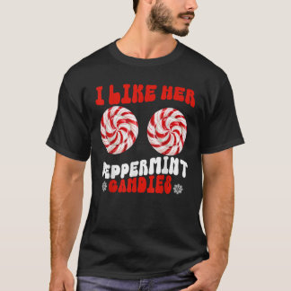 Wie ihre Pfefferminzbonbons wie sein Zuckerstangen T-Shirt