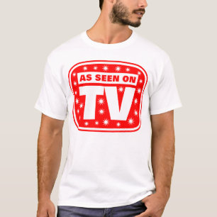 Wie im Fernsehen - CH 2 mit Schneesternen - Anpass T-Shirt