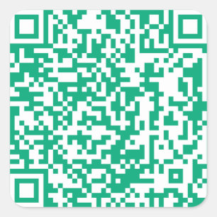 Wie im TV-QR-Code angezeigt Quadratischer Aufkleber