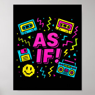 Wie in den 90er Jahren rückgängig Inspiriertes Gra Poster