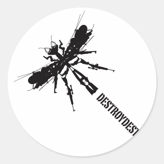Wie Insekten 5 Runder Aufkleber (Vorderseite)