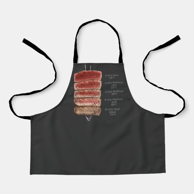 WIE IST STEAK ZU KOCHEN? SCHÜRZE (Vorderseite)