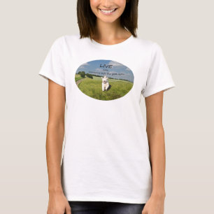 Wie jemand verließ leben dem Tor offenen T - Shir T-Shirt