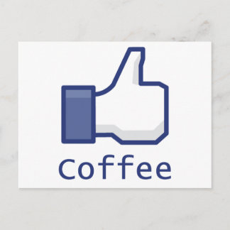 Wie Kaffee Postkarte