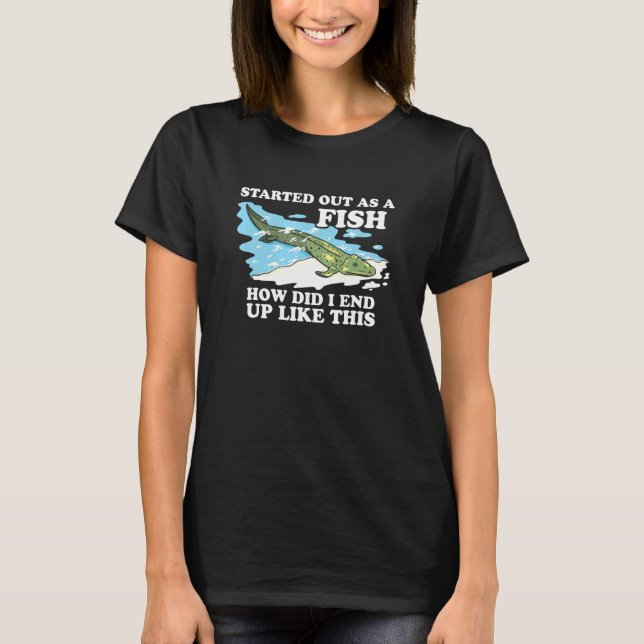 Wie kam ich als Fisch zu diesem Schluss - T-Shirt (Vorderseite)