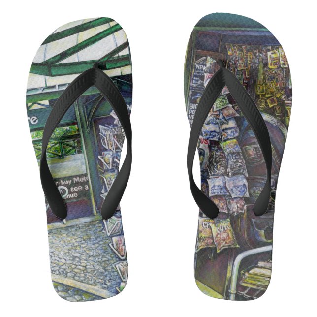 Wie kann ein Bild unfantasievoll sein? Flip Flops (Fußbett)
