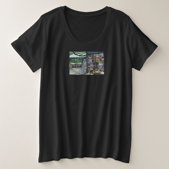 Wie kann ein Bild unfantasievoll sein? Große Größe T-Shirt (Design vorne)