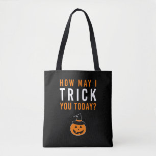 Wie kann ich dich heute verbringen? Halloween Pump Tasche
