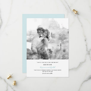 Wie kann ich die Poesie-Romantische Vintage Schrif Save The Date