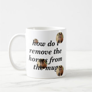 Wie kann ich Pferde aus der Tasse entfernen?