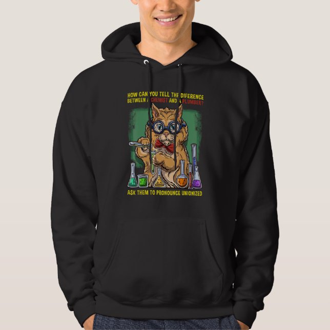 Wie kann man Science Chemiker Joke Ner erzählen? Hoodie (Vorderseite)