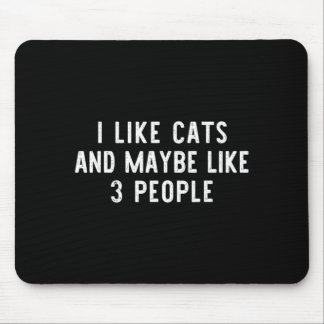 Wie Katzen und vielleicht wie 3 Leute Besitzer Lus Mousepad