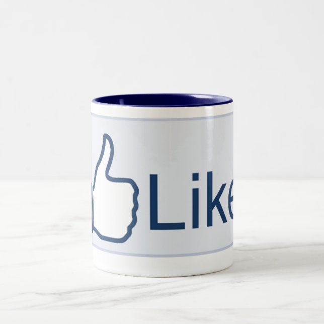 Wie Knopf-Tasse Zweifarbige Tasse (Mittel)