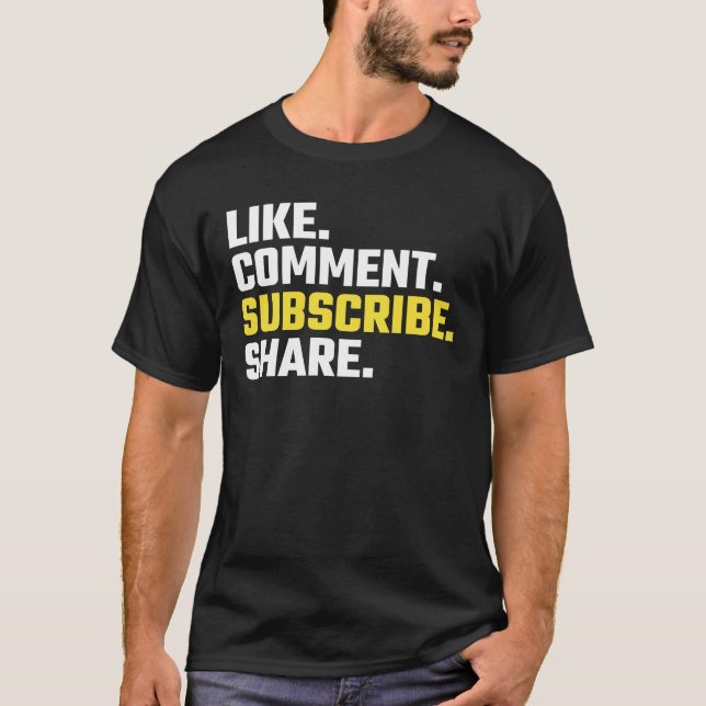 Wie. Kommentar. Abonnieren. Anteil T-Shirt (Vorderseite)