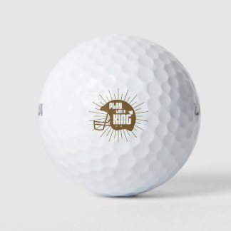 Wie König Golfball