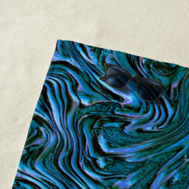 Wie königlich oder kastenblau mit Wandtextur Strandtuch