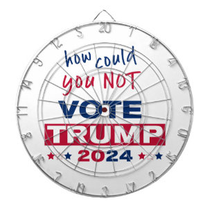 Wie konnten Sie TRUMP 2024 NICHT wählen? Dartscheibe