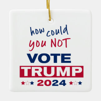 Wie konnten Sie TRUMP 2024 NICHT wählen? Keramikornament