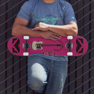Wie Lämmer zum Schlachten (rosa Schädelkrone) Skateboard