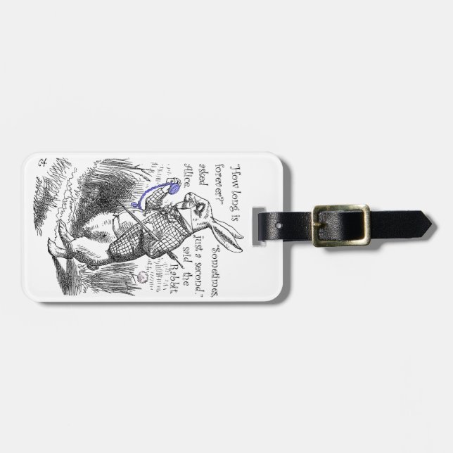 Wie lang ist Forever? Gepäckanhänger (Vorderseite horizontal)