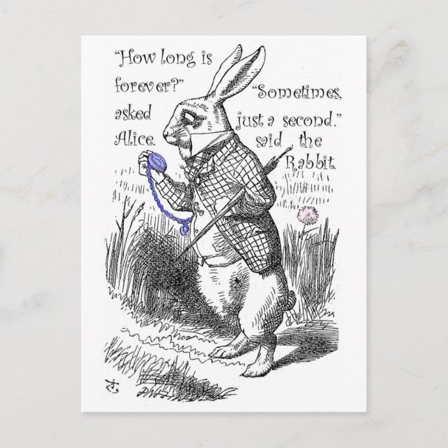 Wie lange ist Forever? Postkarte (Vorderseite)