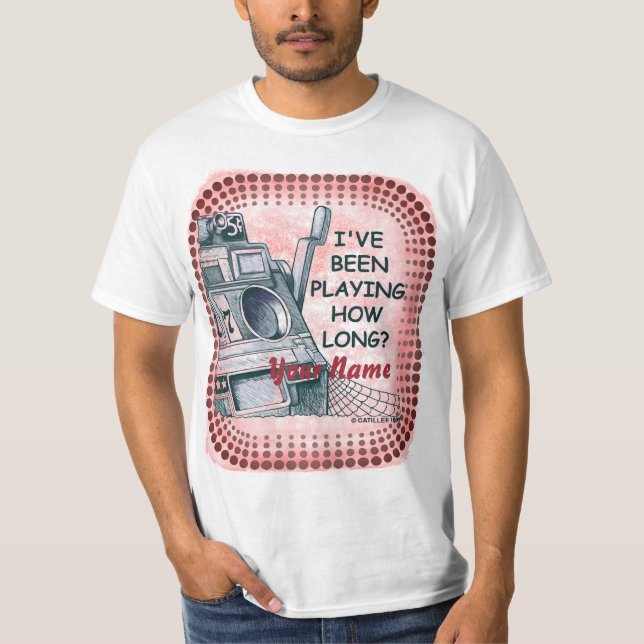 Wie lange Zeitnischen spielen T-Shirt (Vorderseite)