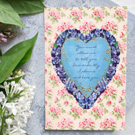 Wie leidenschaftlich ich bewundere und Liebe Sie V Postkarte