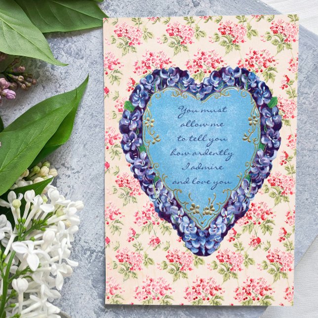 Wie leidenschaftlich ich bewundere und Liebe Sie V Postkarte (Von Creator hochgeladen)