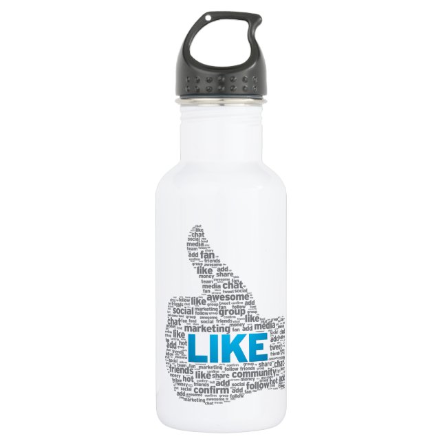 Wie Liberty Flasche Edelstahlflasche (Vorderseite)