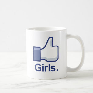 Wie Mädchen Kaffeetasse