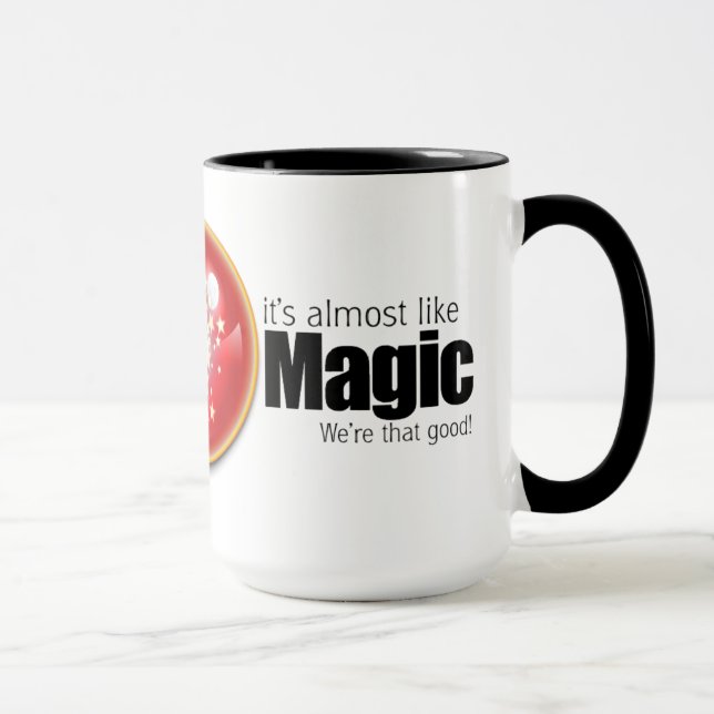Wie Magic Ringer-Tasse Tasse (Rechts)