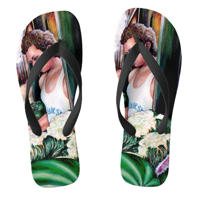 Wie magst du diese Melonen? Flip Flops (Fußbett)