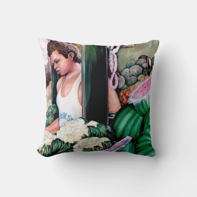 Wie magst du diese Melonen? Kissen (Vorderseite)