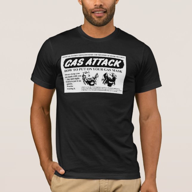Wie man an Ihren Gasmaske-T - Shirt setzt (Vorderseite)