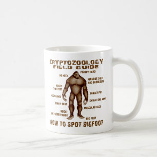WIE man BIGFOOT - Cryptozoology-Feld-Führer Kaffeetasse