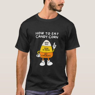 Wie man Candy Mais Crew Lover Funny Halloween W es T-Shirt