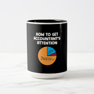 Wie man das Geschenk des Rechnungsführers zur Üb Zweifarbige Tasse