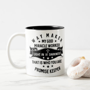 Wie man das Wunder der Arbeitnehmer herstellt, ver Zweifarbige Tasse