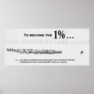 Wie man dem exklusiven 1% Club beitritt Poster