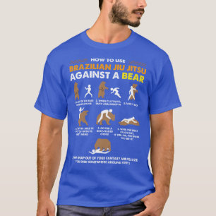 Wie man den brasilianischen Jiu Jitsu gegen einen  T-Shirt