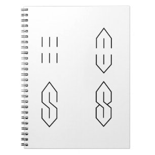 Wie man die coole spitze Supers-Buchstabe-Schule Notizblock