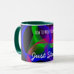 Wie man die Kaffee-Tasse voranbringt Tasse