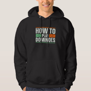 Wie man Dominospiele spielt, das Spiel Lover, das Hoodie