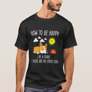 Wie man ein glücklicher Hundemama oder Hundepapa e T-Shirt