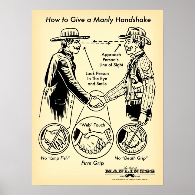 Wie man ein Handshake Poster gibt (Vorne)