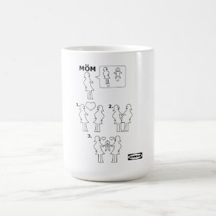 Wie man eine Gay Mama Instruction Sheet Parody zus Kaffeetasse