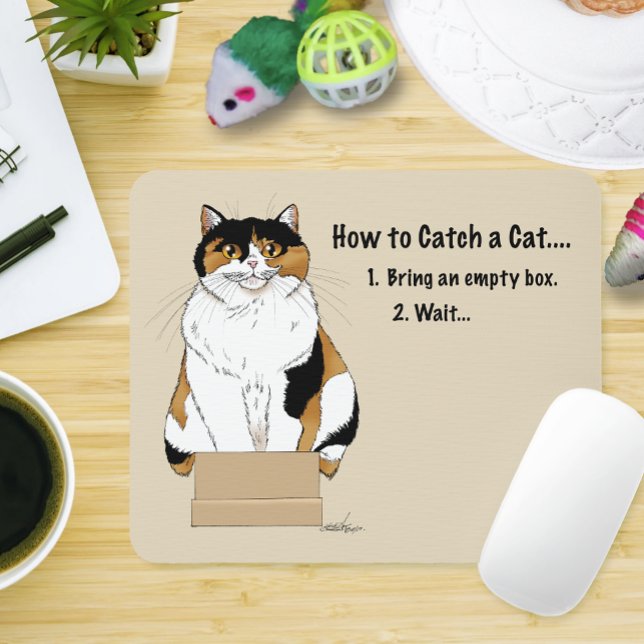 Wie man eine Katze fängt Mousepad (Von Creator hochgeladen)