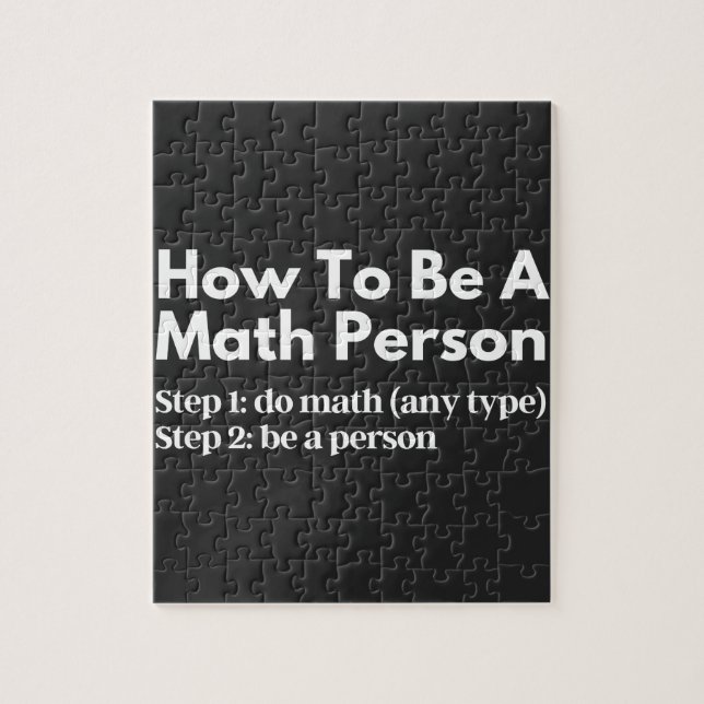 Wie man eine mathematische Person ist (Vertikal)