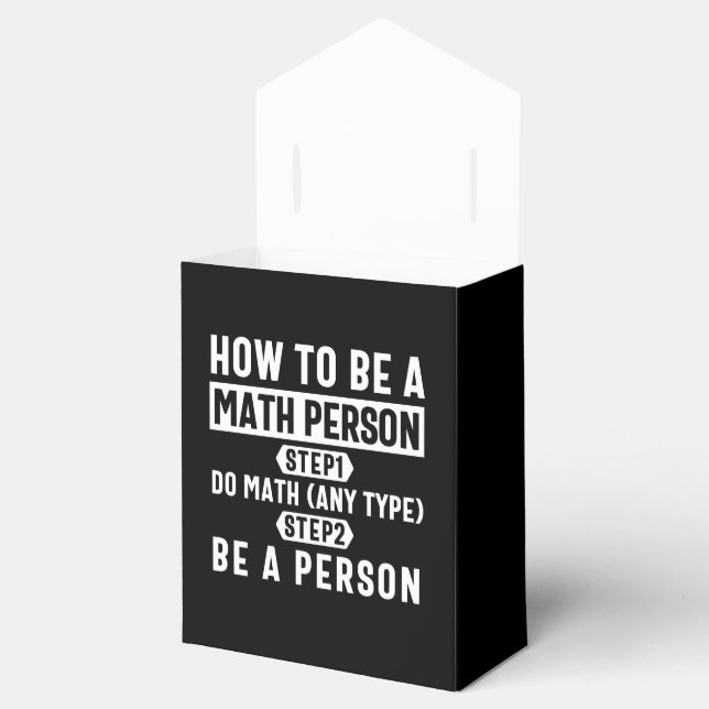 Wie man eine mathematische Person ist Geschenkschachtel (Geöffnet)