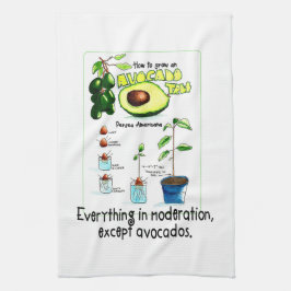 Wie man einen Avocadobaum züchtet Geschirrtuch
